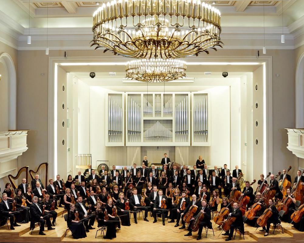 Zdjęcie orkiestry Filharmonii Śląskiej im. H.M. Góreckiego w Katowicach