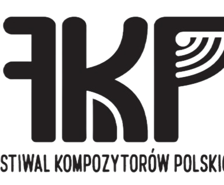 Logotyp Festiwalu w kształcie trzech czrnych liter rozpoczynająych każdy człon nazwy